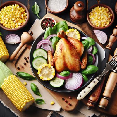 Image of Splendid Chicken and Corn