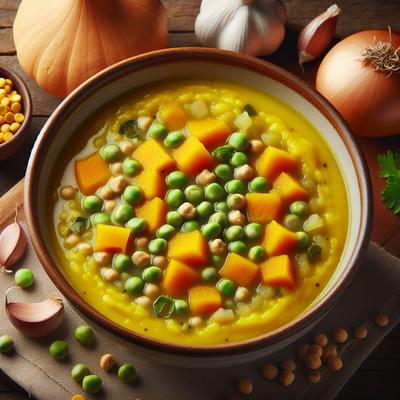 Image of Split Pea and Winter Squash Soup