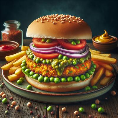 Image of Split Pea Burgers