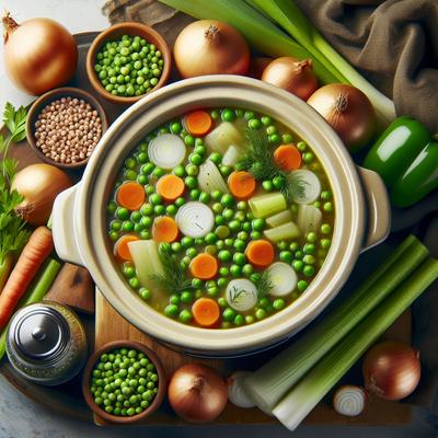 Image of Split Pea Soup in the Crock Pot