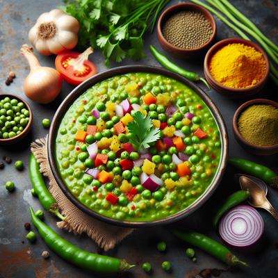 Image of Split Peas with Vegetables Dal Tarkari