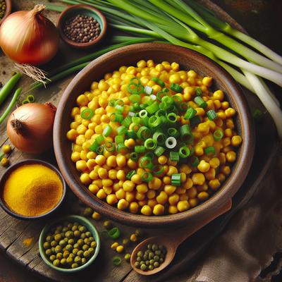 Image of Split Yellow Peas with Spring Onion