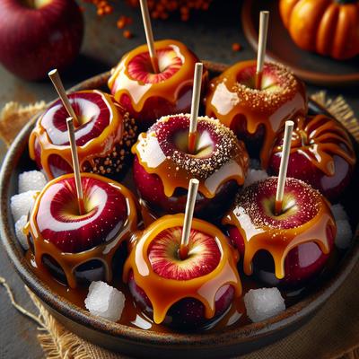 Image of Spooky Caramel Apples