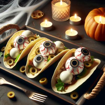 Image of Spooky Eyeball Tacos Johnny 5 Tacos