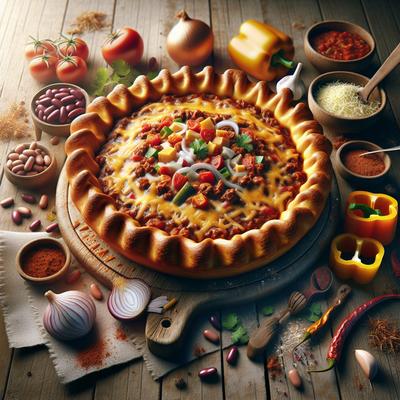 Image of Spoon Bread Chili Pie