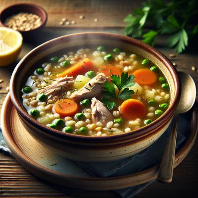 Image of Spring Chicken Barley Soup
