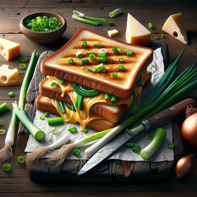 Image of Spring Onion Grilled Cheese Sandwich