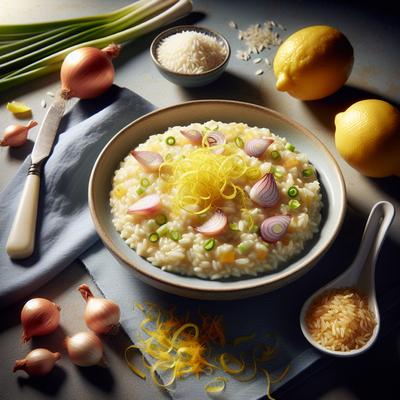 Image of Spring Risotto with Shallots and Lemon