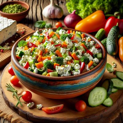 Image of Spring Vegetable and Goat Cheese Dip