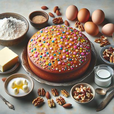 Image of Sprinkle Nut Cake