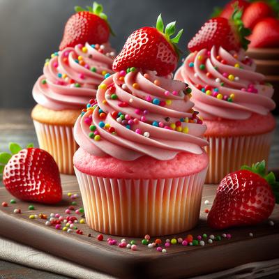 Image of Sprinkles Strawberry Cupcakes