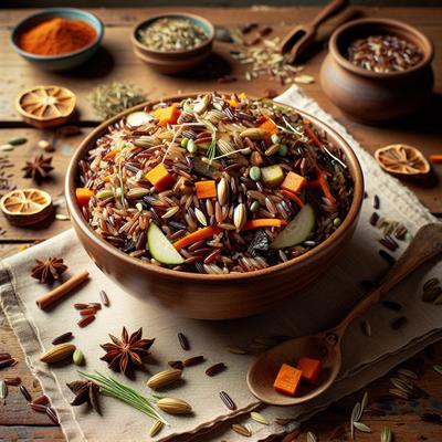 Image of Sprouted Wild Rice Autumn Blend