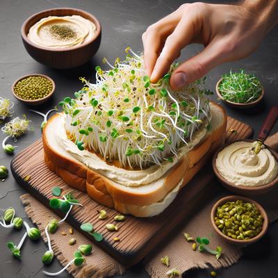 Image of Sprouts Hummus Sandwich