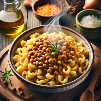 Image of Sptzle with Lentils from Scratch Gluten Free