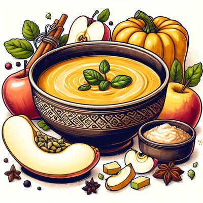 Image of Squash and Apple Bisque