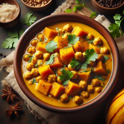 Image of Squash and Chickpea Curry