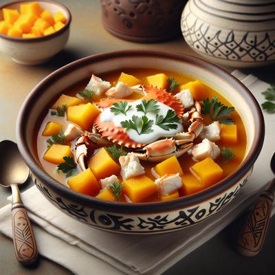 Image of Squash and Crab Soup