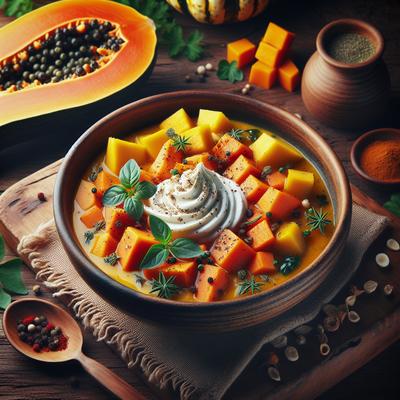 Image of Squash and Papaya Soup