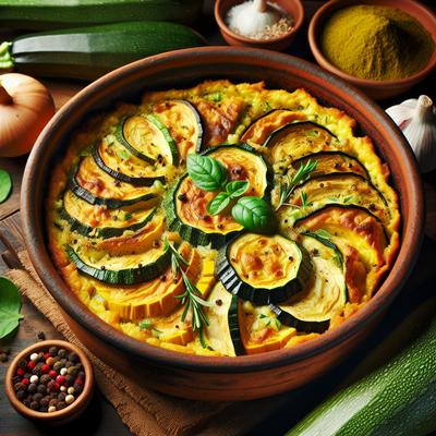 Image of Squash and Zucchini Casserole