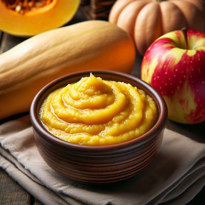 Image of Squash Apple Puree Baby Food