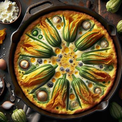 Image of Squash Blossom Frittata