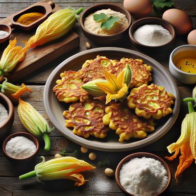 Image of Squash Blossom Fritters