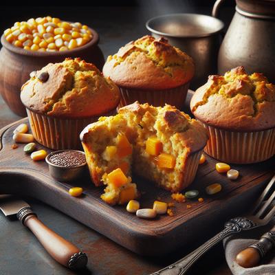 Image of Squash Corn Muffins Vegan