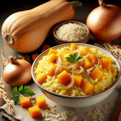 Image of Squash Golden Onion Risotto