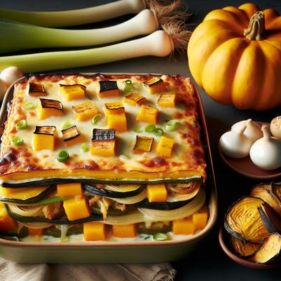 Image of Squash Leek Lasagna