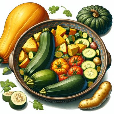 Image of Squash Zucchini and Potatoes
