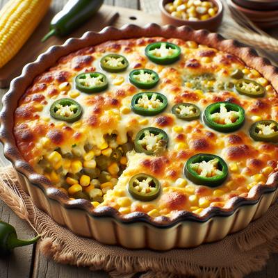 Image of Squashy Corn and Jalapeno Bake