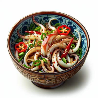 Image of Squid Salad or Octopus Salad Japanese Style