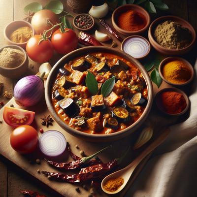 Image of Sri Lankan Eggplant Aubergine Curry
