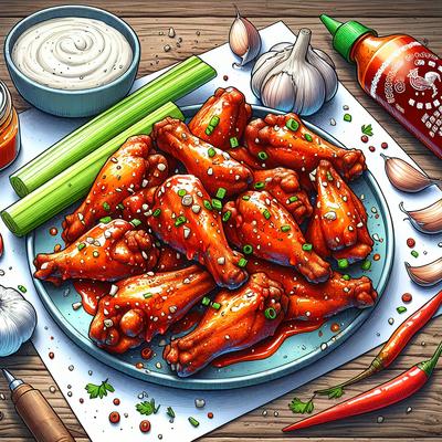 Image of Sriracha Garlic Wings