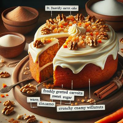 Image of St David's Heavenly Carrot Cake