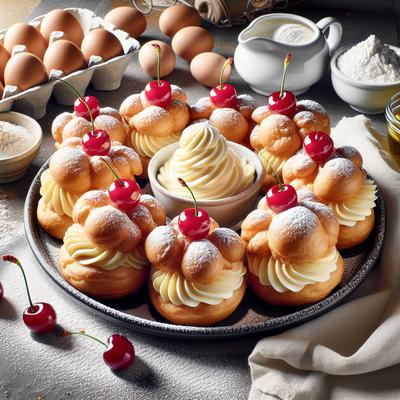 Image of St Joseph's Day Cream Puffs Sfingi Di San Giuseppe