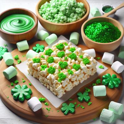 Image of St Patrick's Day Crispy Treats