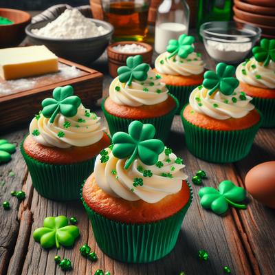 Image of St Patrick's Day Cupcakes