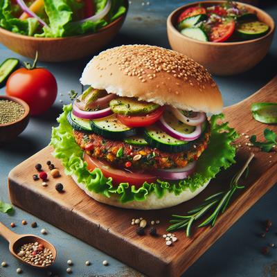 Image of Stacey E's Yummy Veggie Burgers