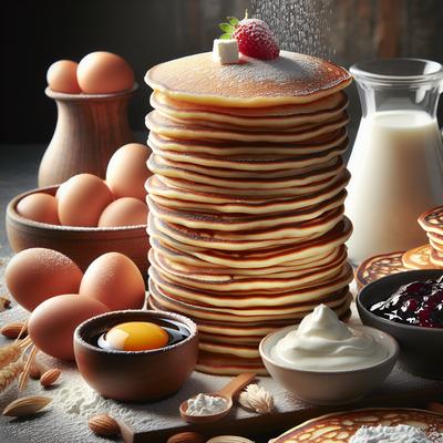 Image of Stacked Norwegian Pancakes