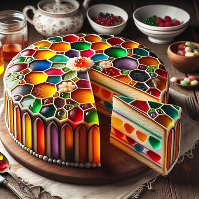 Image of Stained Glass Cake