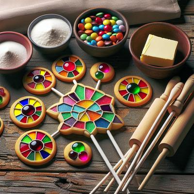 Image of Stained Glass Cookie Pops