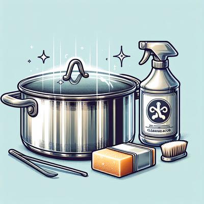 Image of Stainless Steel Pots Pans Cleaner