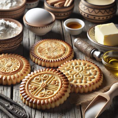 Image of Stamp Mold Butter Cookies