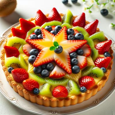 Image of Star Spangled Fruit Tart