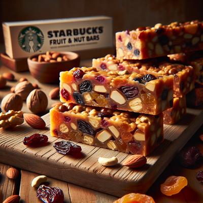 Image of Starbucks Chewy Fruit and Nut Bars