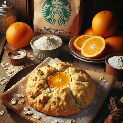 Image of Starbucks Orange Oatmeal Flat Scones