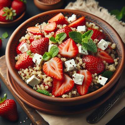 Image of Starwberry Feta Quinoa Salad