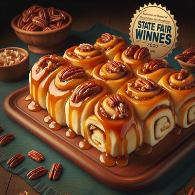 Image of State Fair Winner Caramel Pecan Rolls