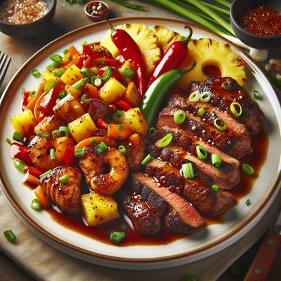Image of Steak Ale Hawaiian Chicken